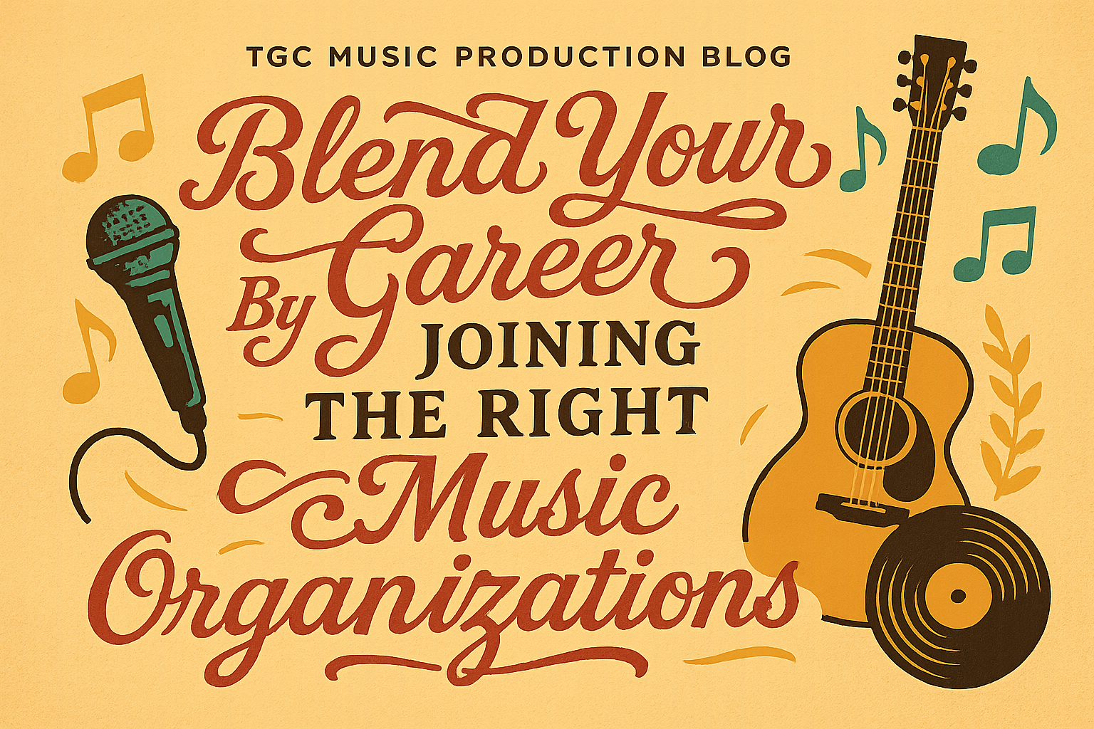 Blend Your Career by Joining the Right Music Organizations